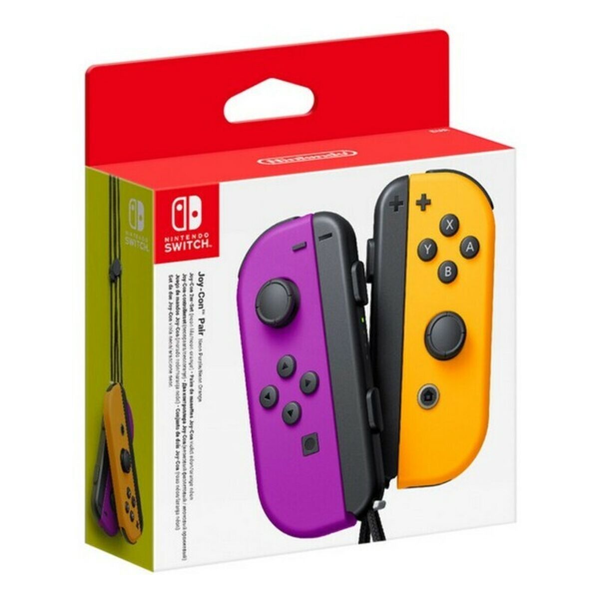 Wireless Gamepad Nintendo Joy-Con Purple Orange-0