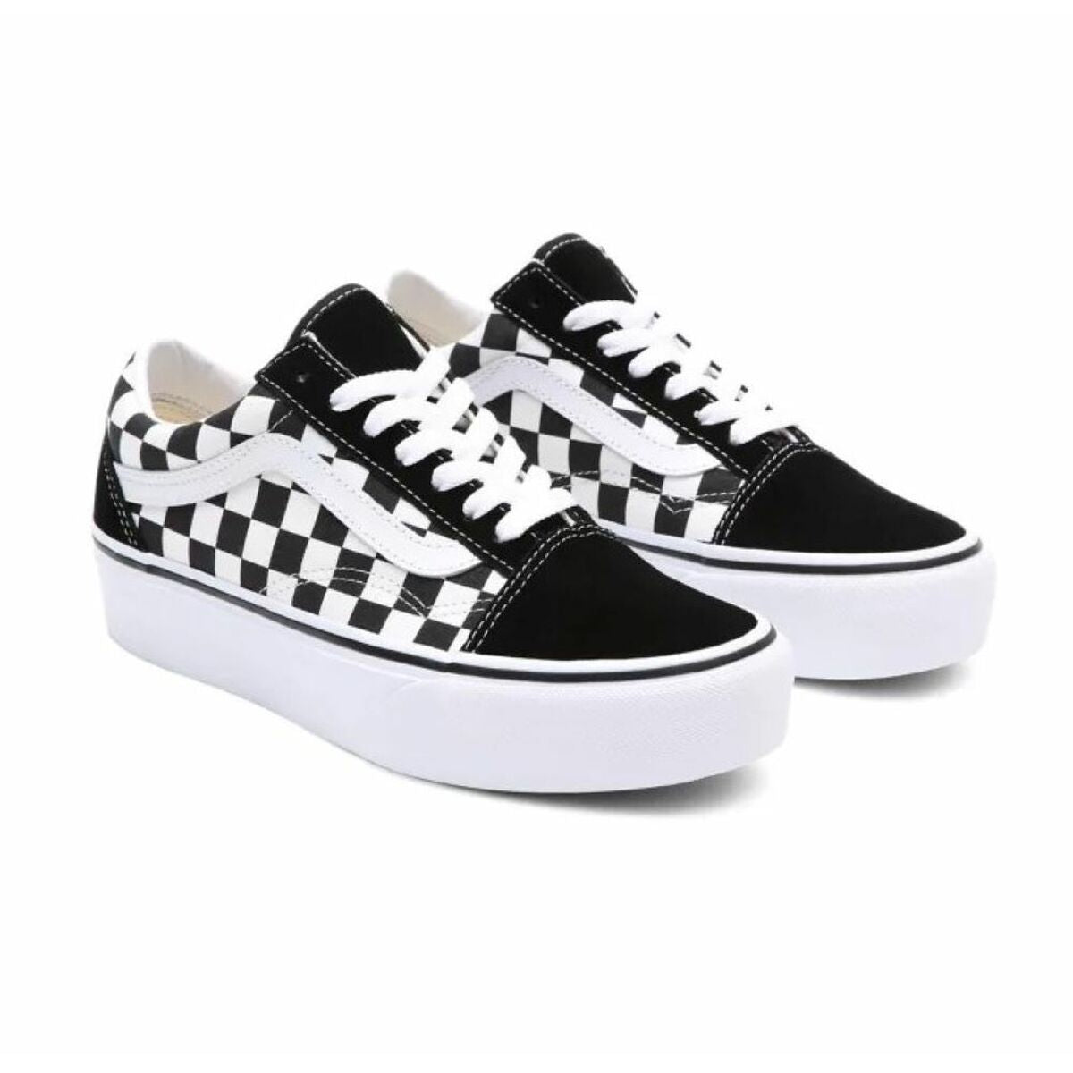 Women's casual trainers Vans OLD SKOOL PLAFORM VN0A3B3UHRK1 Black-2