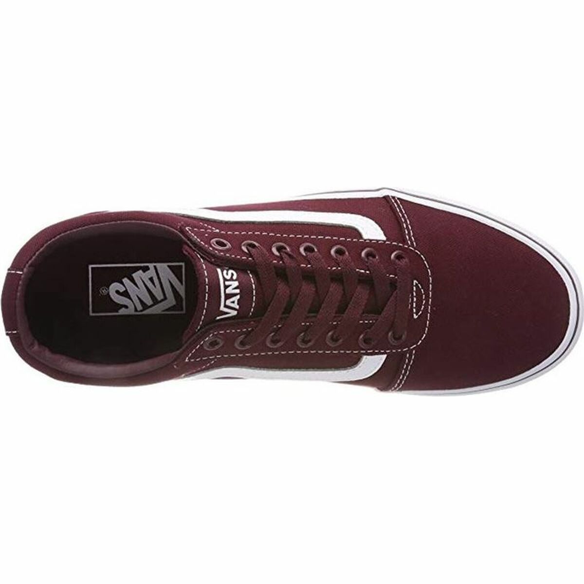 Men’s Casual Trainers Vans Ward MN Dark Red-3