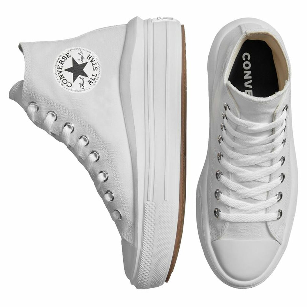 Women's casual trainers Converse All Star Move White-5