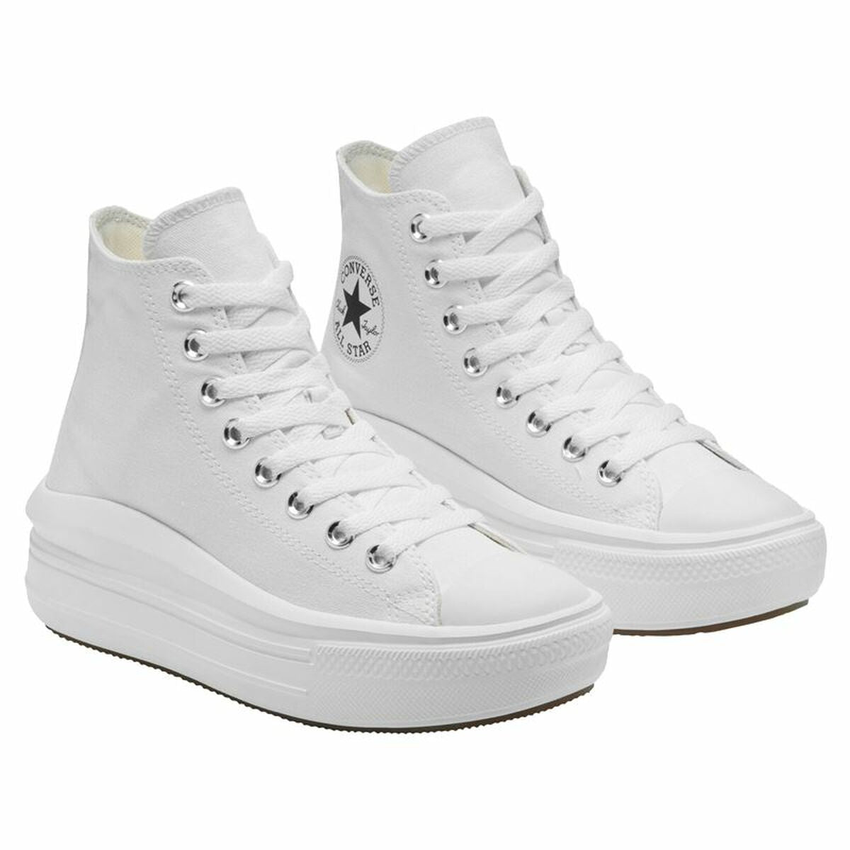 Women's casual trainers Converse All Star Move White-4