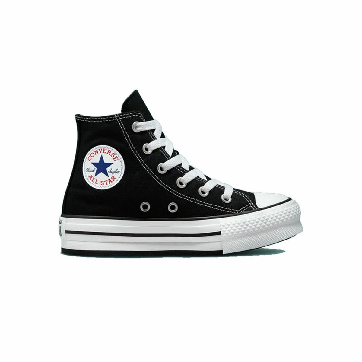 Sports Shoes for Kids Converse Chuck Taylor All Star Lift Platform Black-0