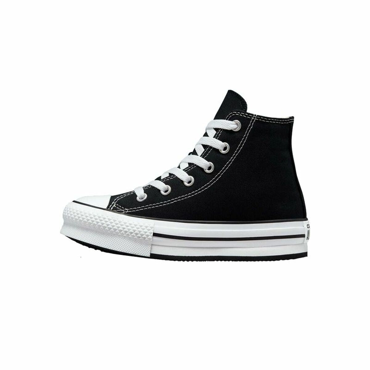 Sports Shoes for Kids Converse Chuck Taylor All Star Lift Platform Black-6