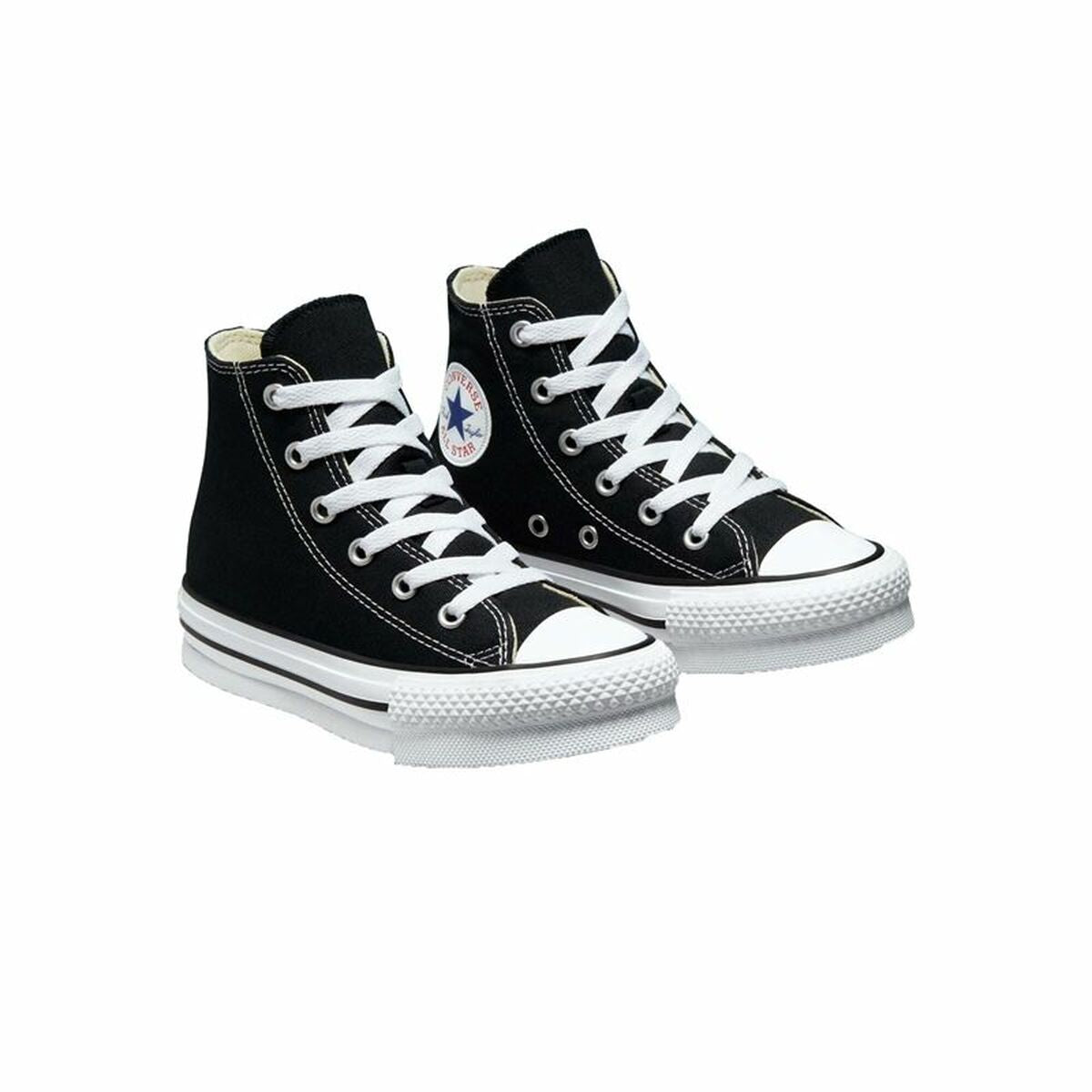 Sports Shoes for Kids Converse Chuck Taylor All Star Lift Platform Black-3