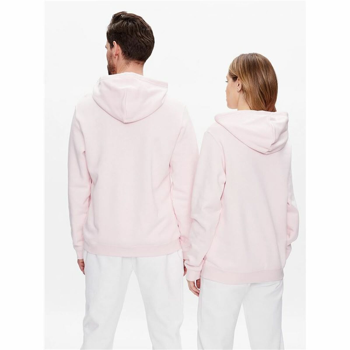 Unisex Hoodie Converse Classic Fit All Star Single Screen Light Pink-2