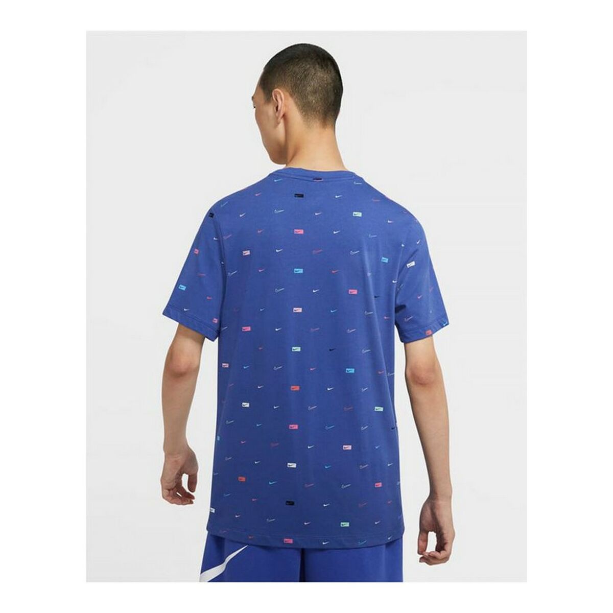 Men’s Short Sleeve T-Shirt Nike Sportswear Indigo-6