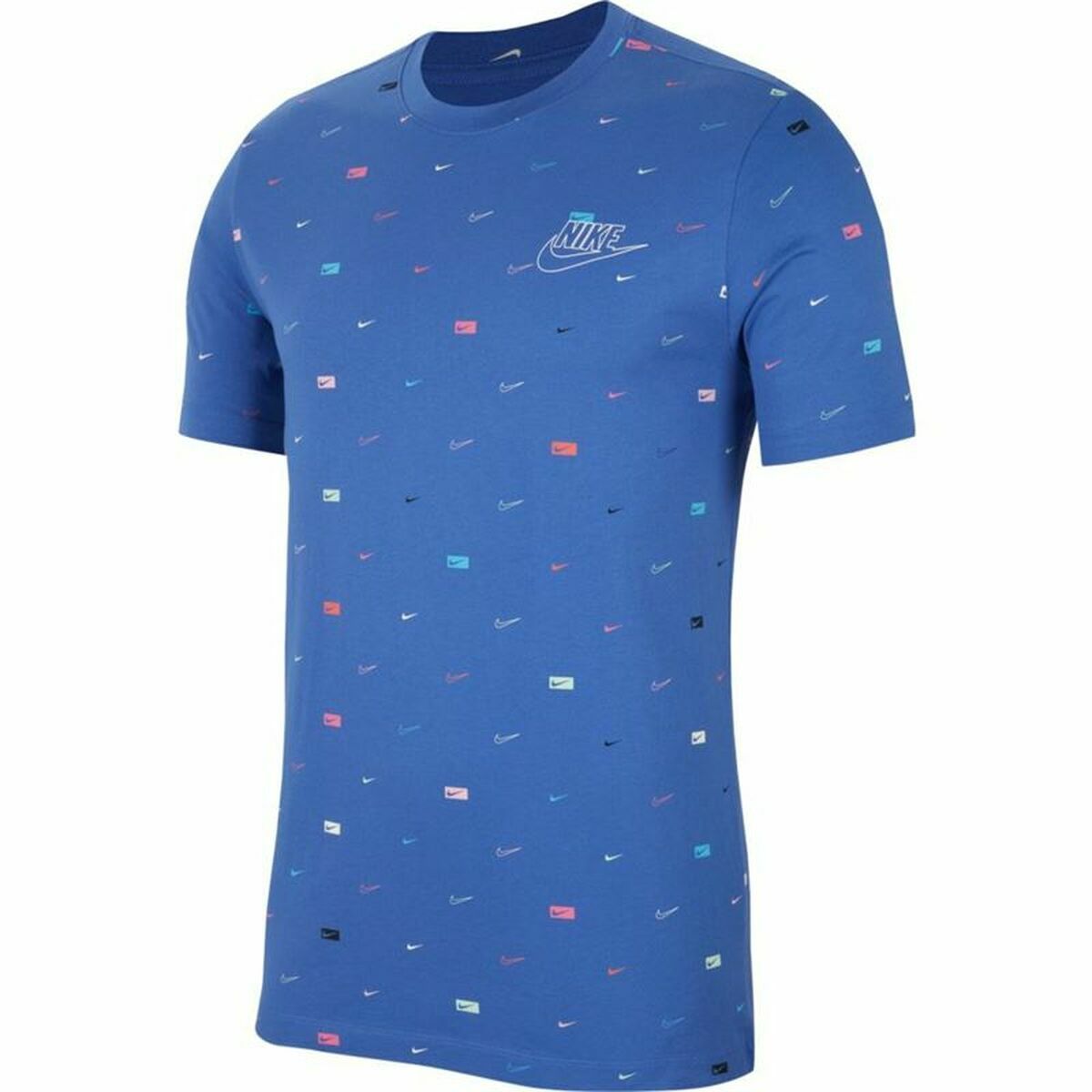 Men’s Short Sleeve T-Shirt Nike Sportswear Indigo-1