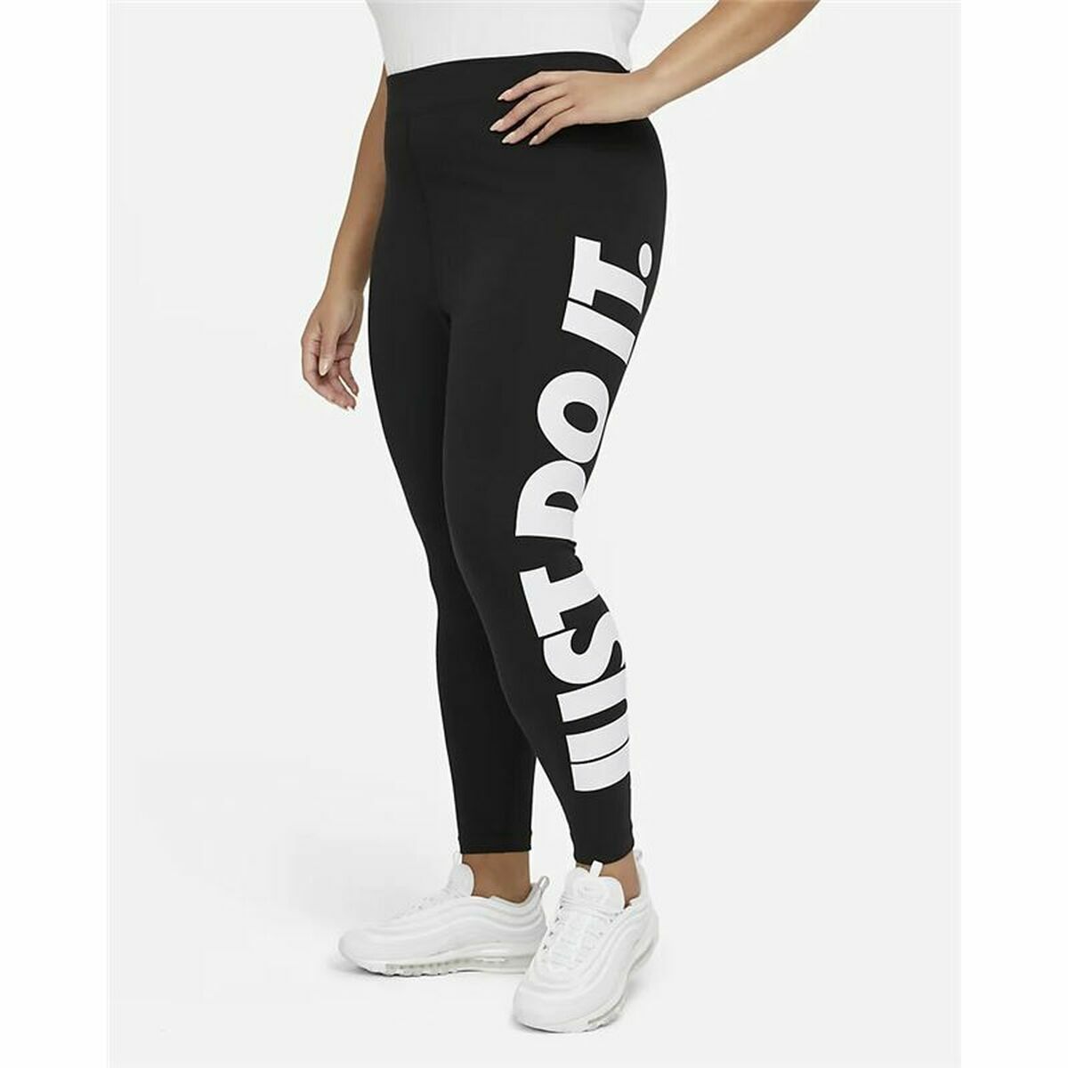 Long Sports Trousers Nike Sportswear Essential Black Lady-0