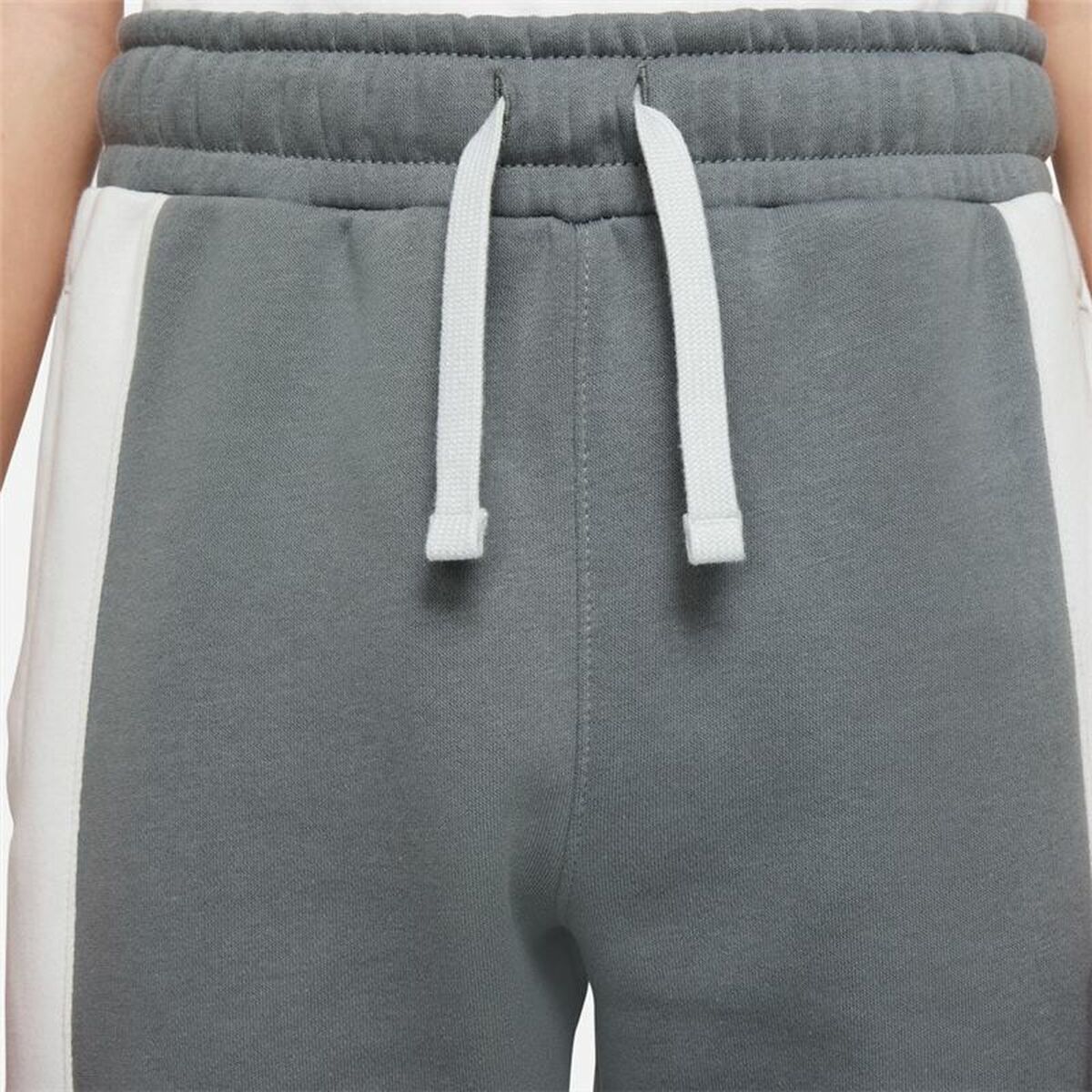 Children's Tracksuit Bottoms Nike Sportswear  White Dark grey-6