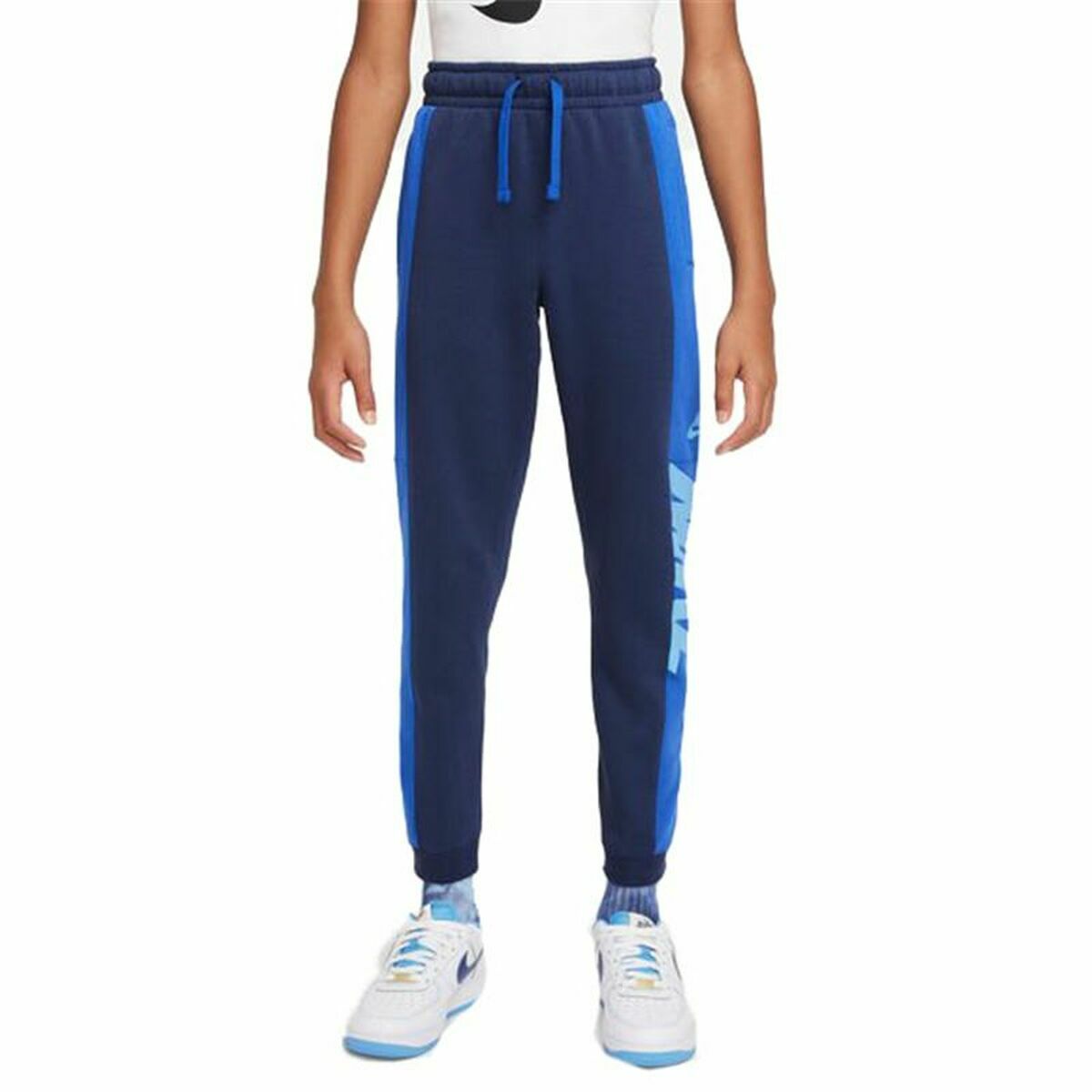 Children's Tracksuit Bottoms Nike Sportswear  Blue-0