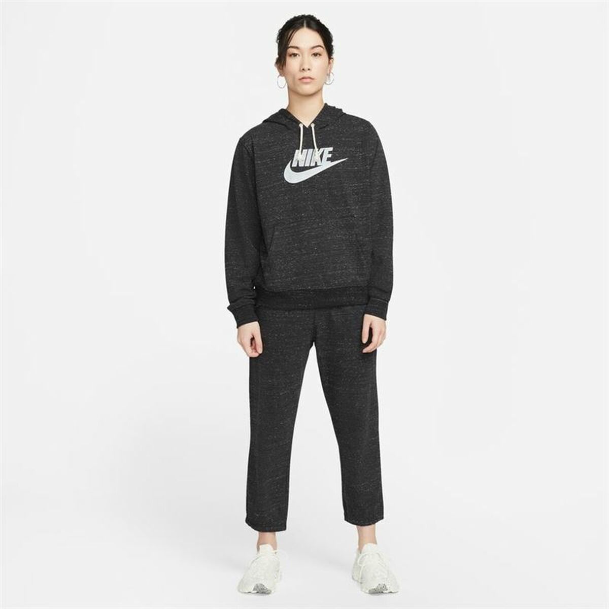 Women’s Hoodie Nike Sportswear Gym Vintage Black-5