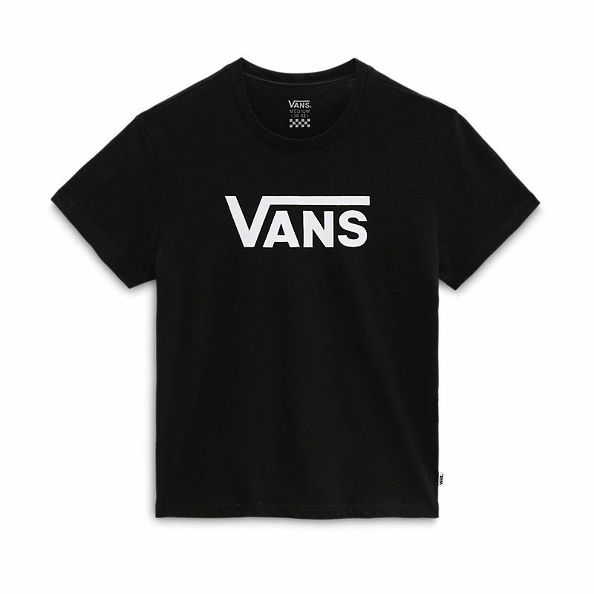 Child's Short Sleeve T-Shirt Vans Flying V Black-2