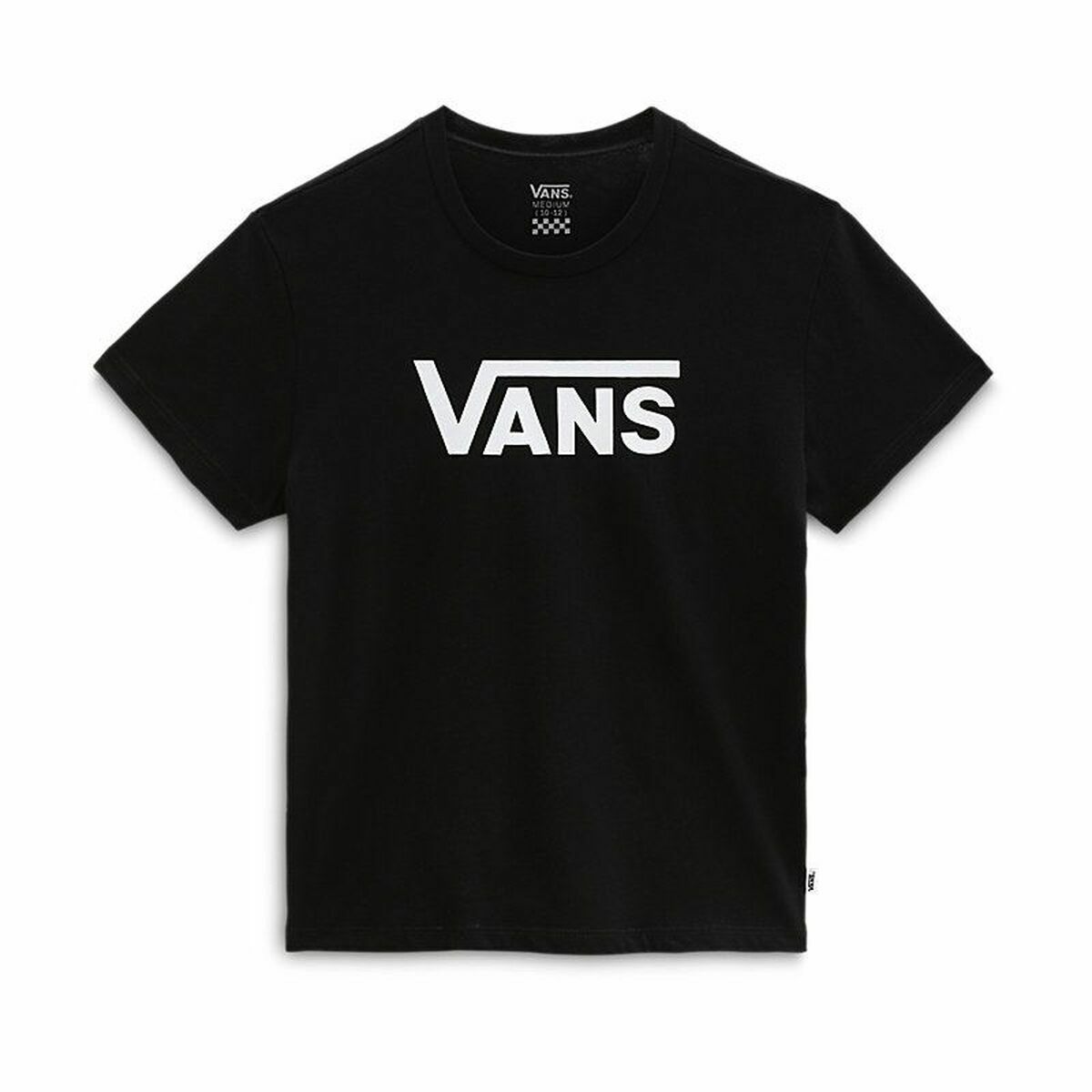 Child's Short Sleeve T-Shirt Vans Flying V Black-3