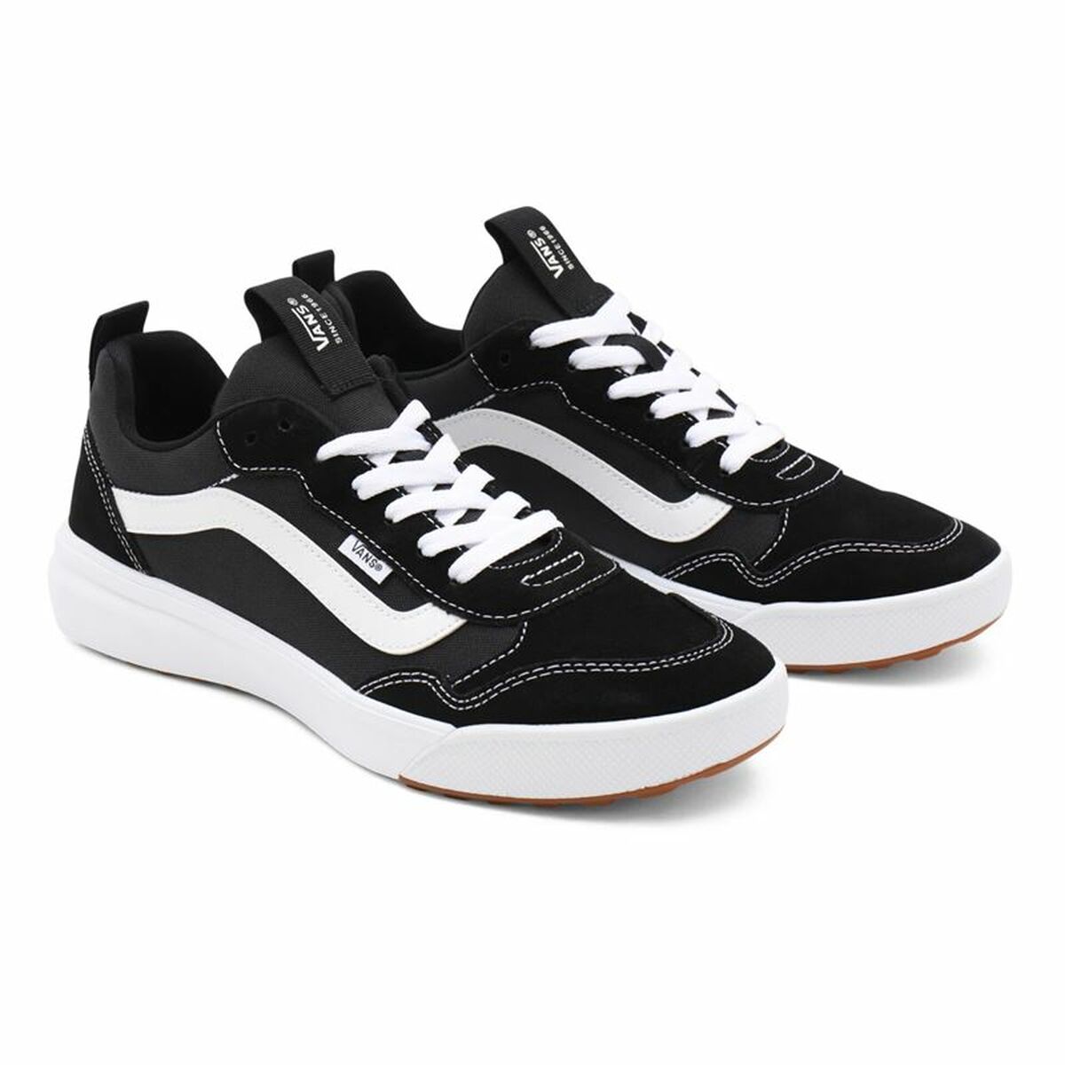 Men’s Casual Trainers Vans Range EXP Black-8