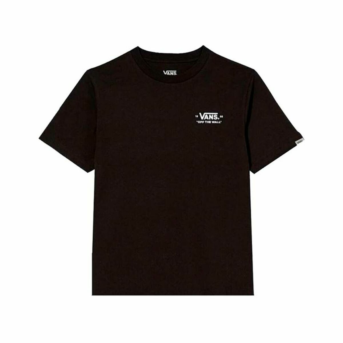 Men’s Short Sleeve T-Shirt Vans Essentials-B Black-1