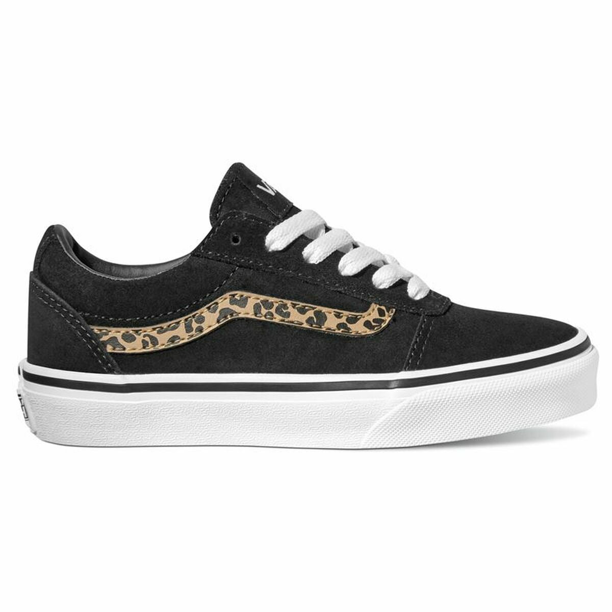 Children’s Casual Trainers Vans Ward Suede Black Leopard-1