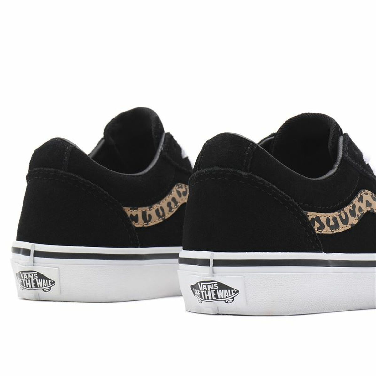 Children’s Casual Trainers Vans Ward Suede Black Leopard-3