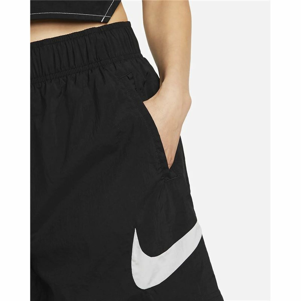 Sports Shorts for Women Nike Sportswear Essential Black-2