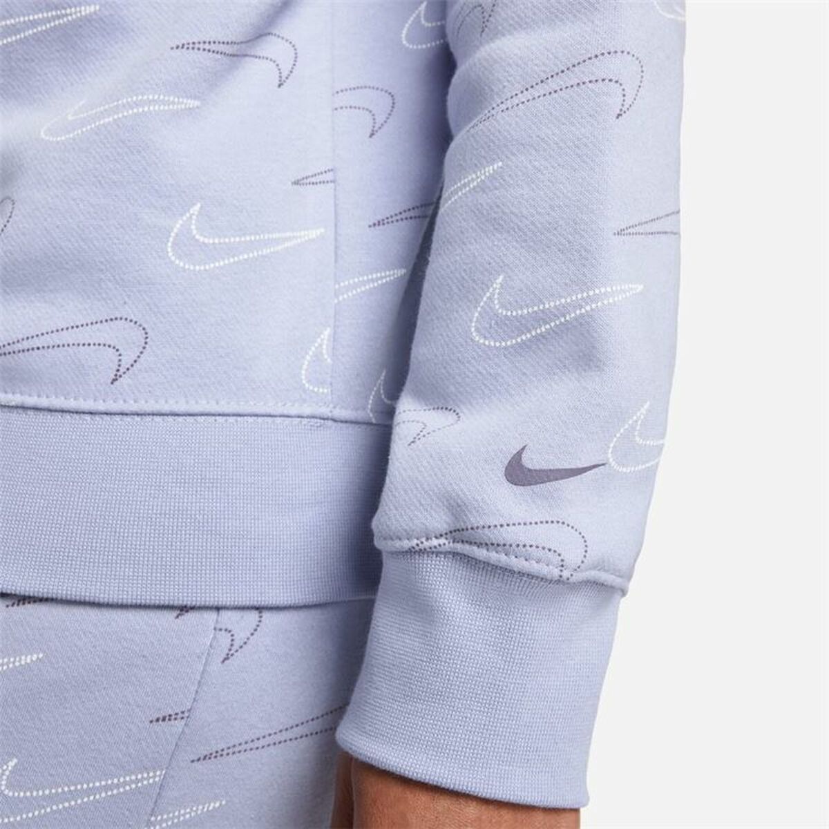 Women’s Sweatshirt without Hood Nike Lilac-4