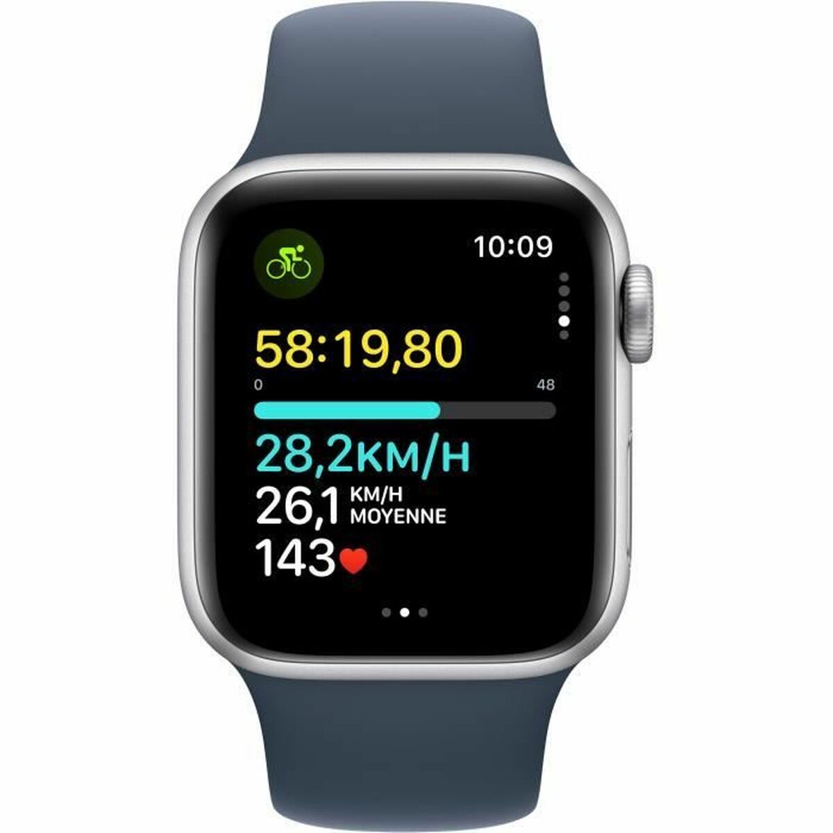 Smartwatch Apple SE Blue Silver 40 mm-2