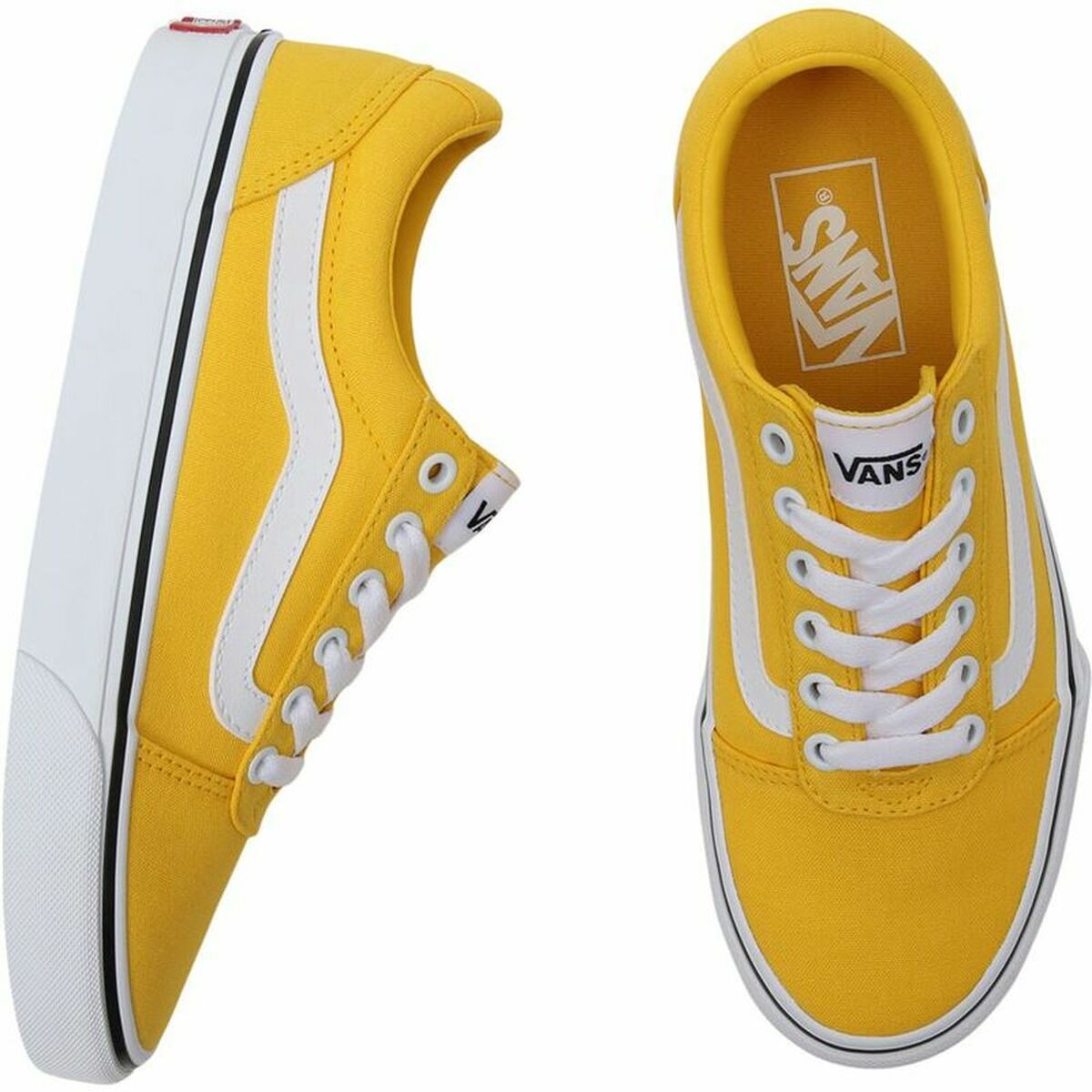 Women's casual trainers Vans WM Ward Yellow-5