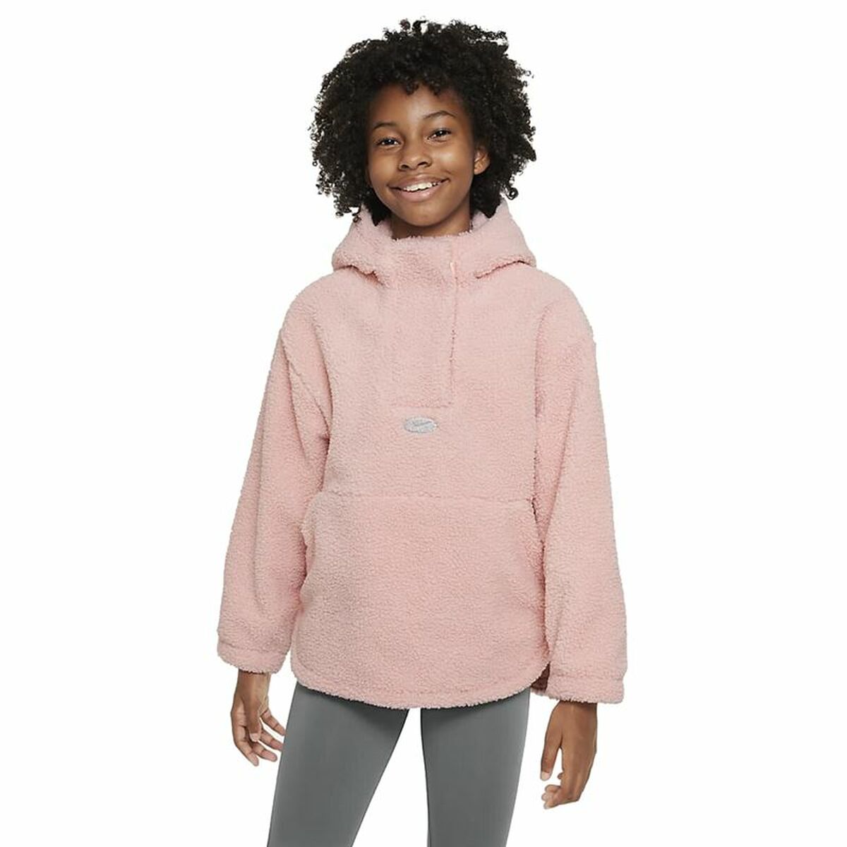 Children’s Sweatshirt Nike Therma-FIT Icon Clash Pink-0