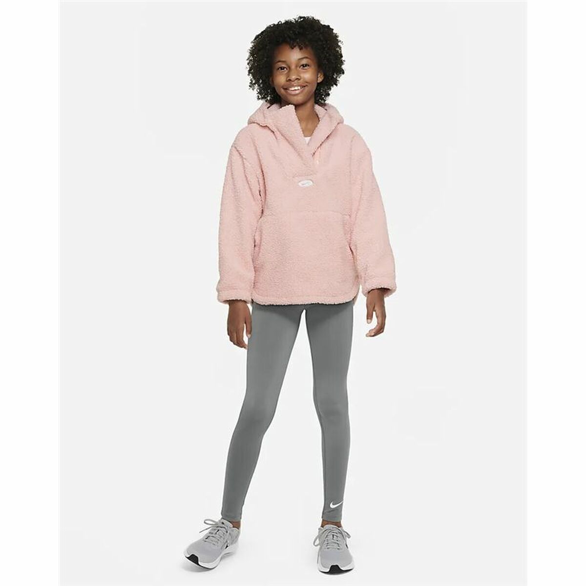 Children’s Sweatshirt Nike Therma-FIT Icon Clash Pink-4