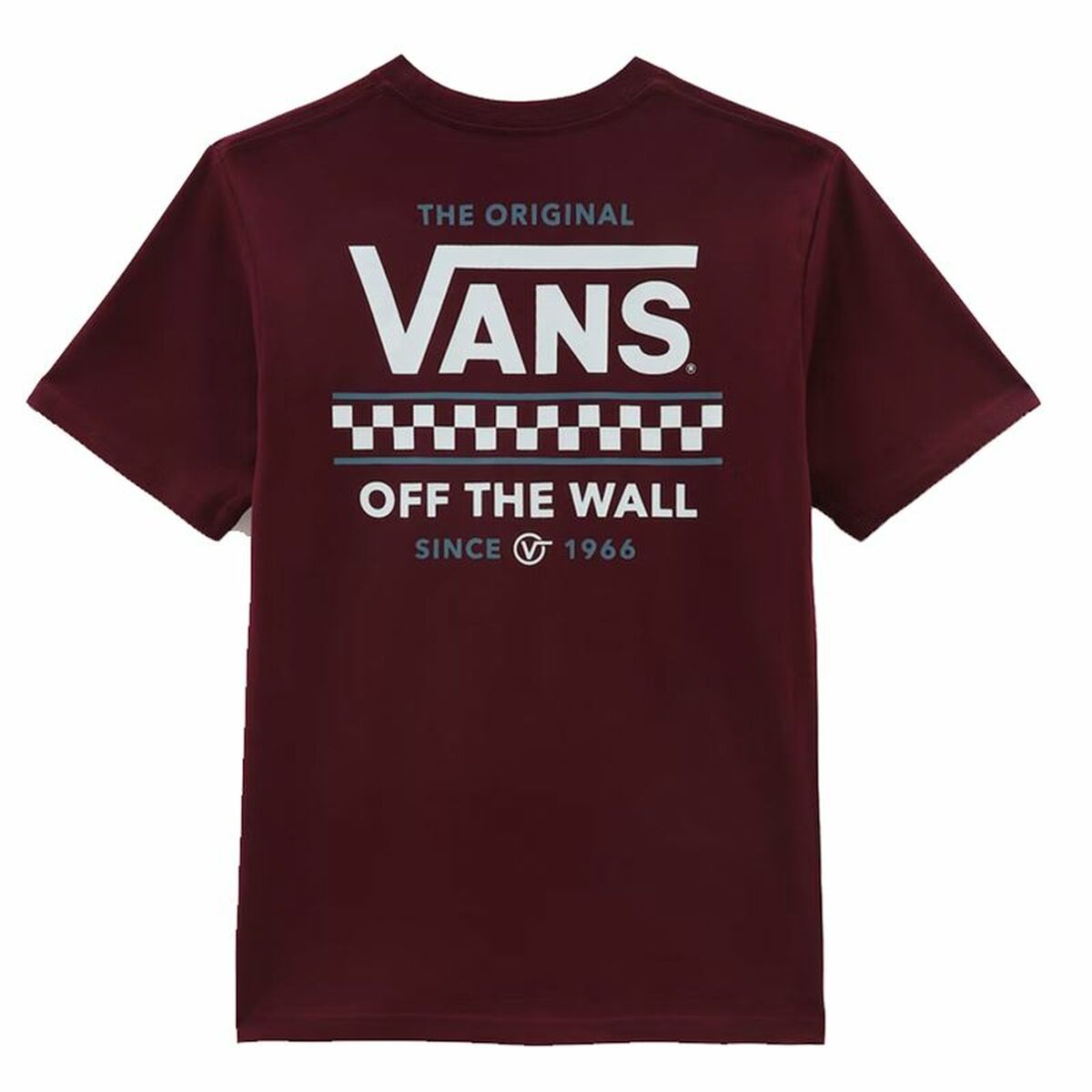 Child's Short Sleeve T-Shirt Vans Stackton Brown-1