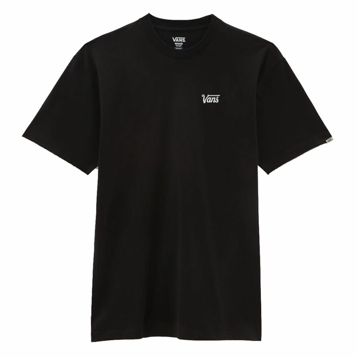 Men’s Short Sleeve T-Shirt Vans Mini-Script B Black-0