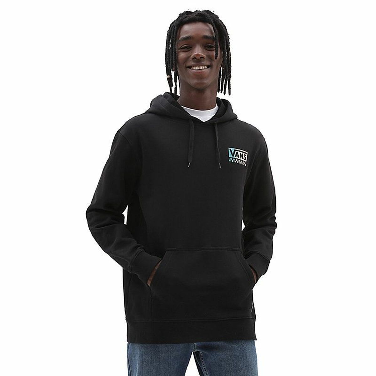 Men’s Hoodie Vans Global Stack Black-0