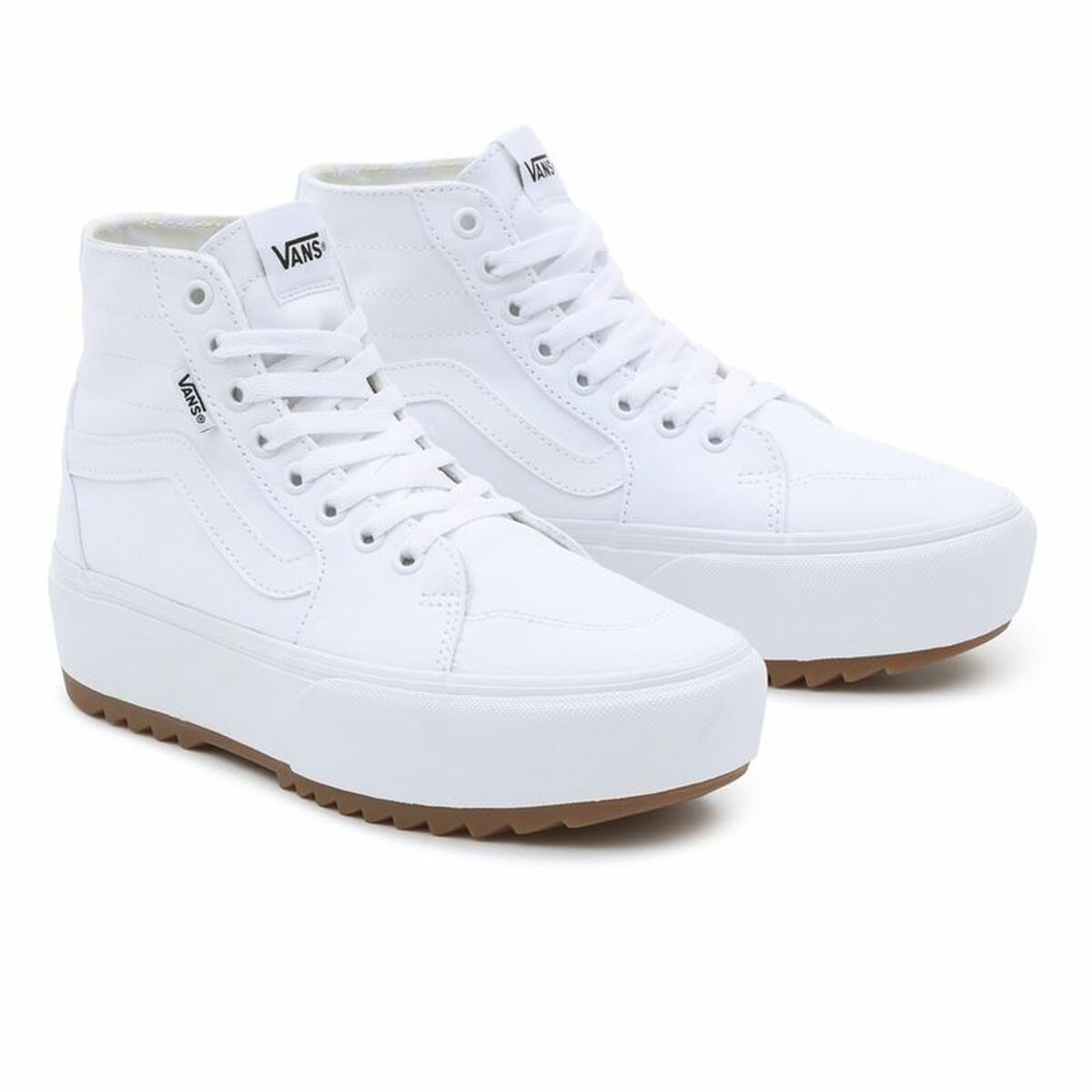 Women’s Casual Trainers Vans Filmore Hi Tapered Platform White-12