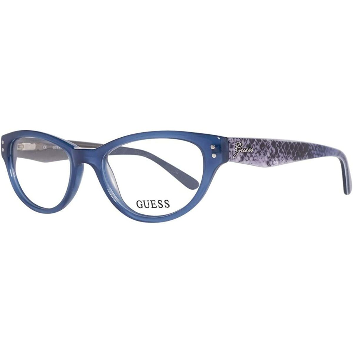 Unisex' Spectacle frame Guess GU2334-B24 Blue Ø 51 mm-3