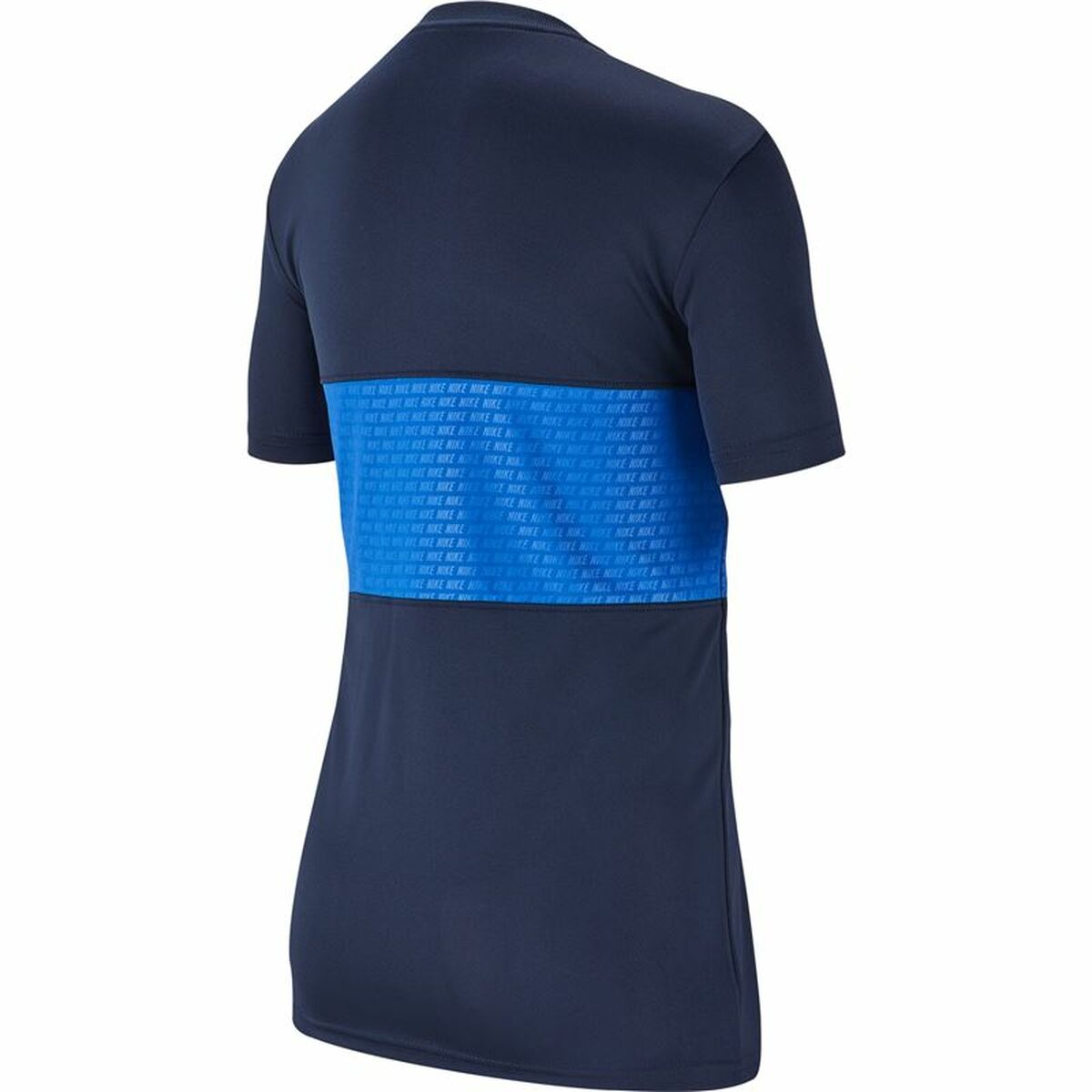 Child's Short Sleeve T-Shirt Nike Dri-FIT Academy Blue-1