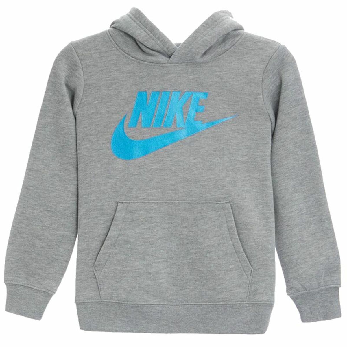 Children’s Sweatshirt without Hood Nike Metallic HBR Gifting Grey-0