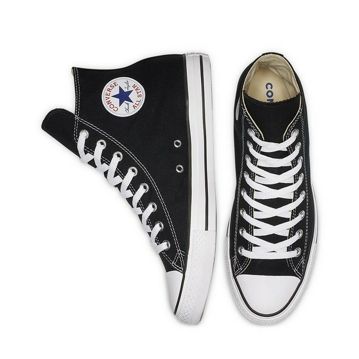 Unisex Casual Trainers Converse Chuck Taylor All Star High Black-4