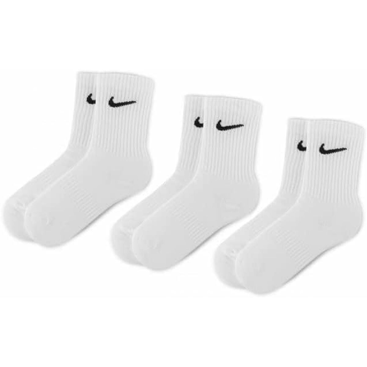 Sports Socks Nike White Adults unisex 38-41-0