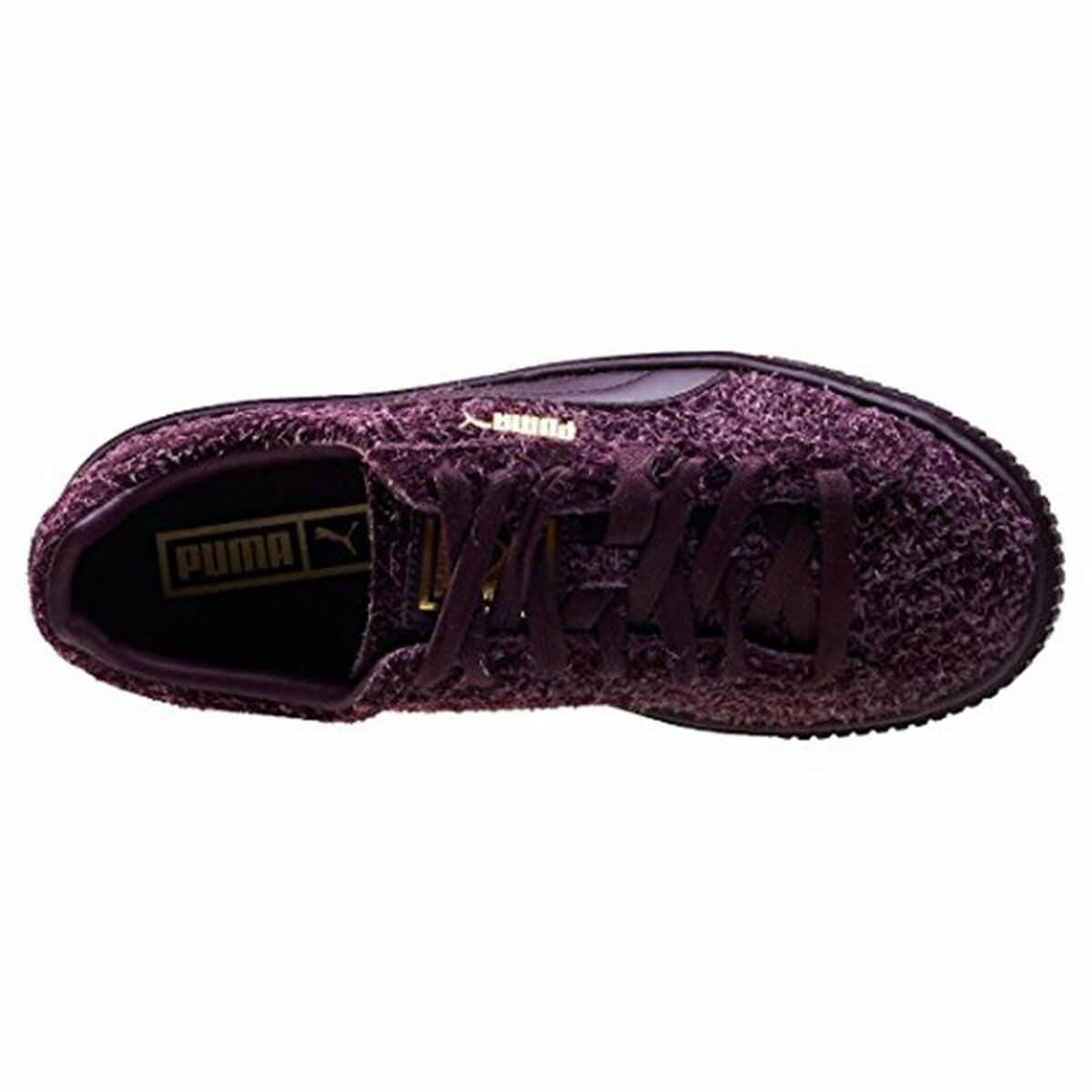 Sports Trainers for Women Puma Suede Platform Eletal  Purple-7