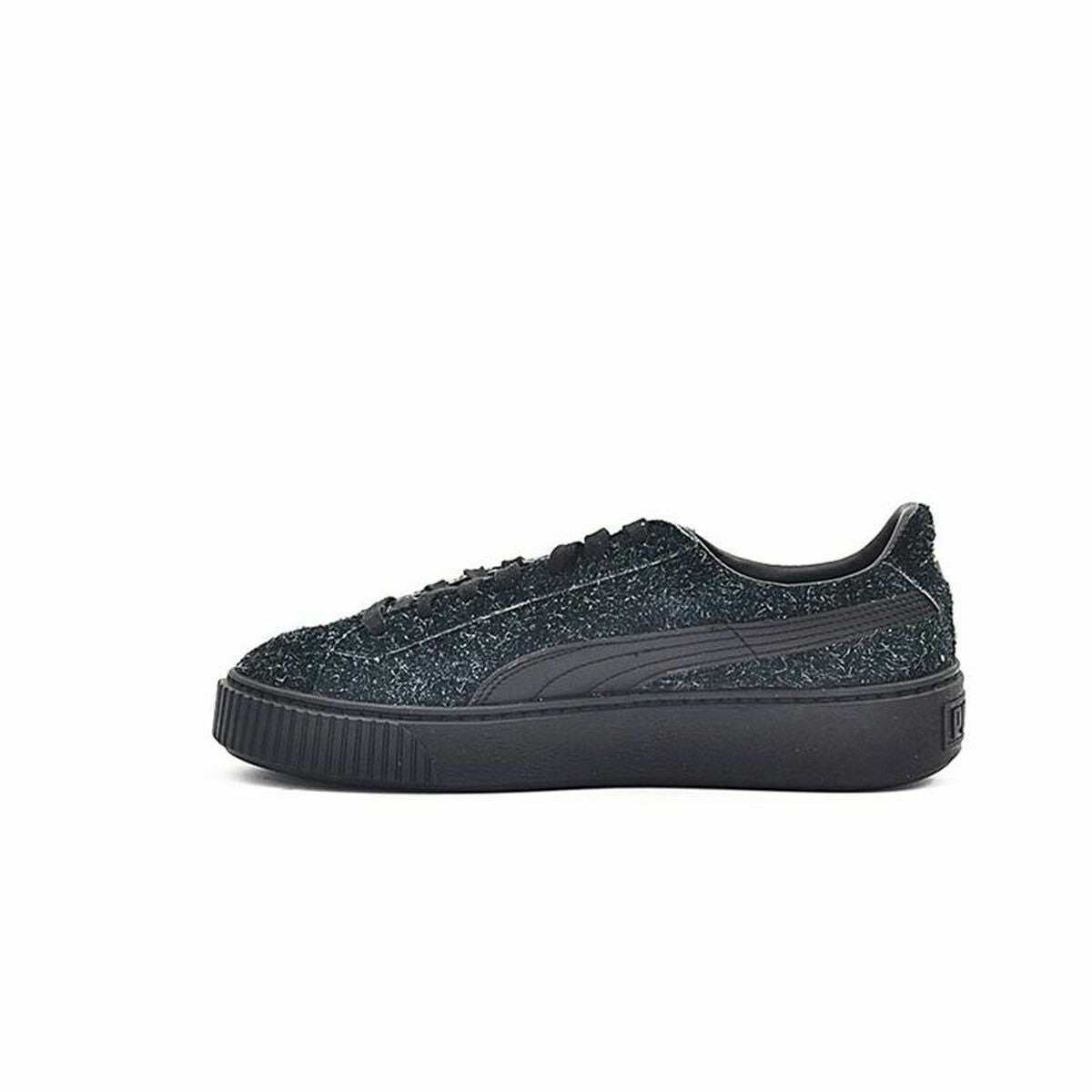 Sports Trainers for Women Puma Suede Platform Eletal Black-0