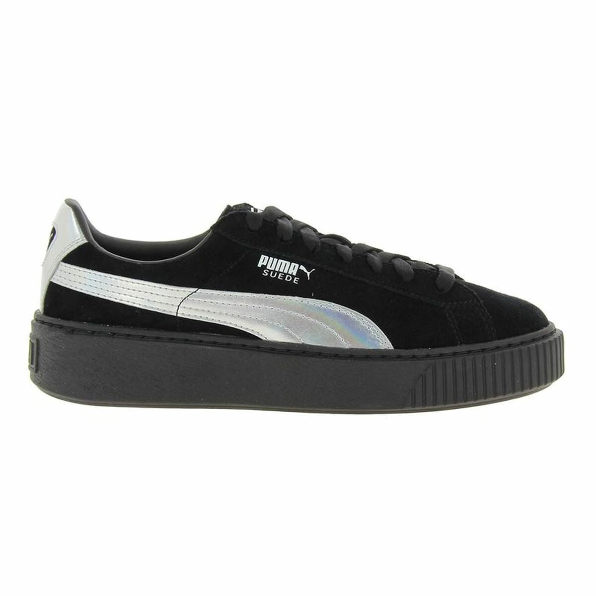 Sports Trainers for Women Puma Suede Platform Explos  Black-8