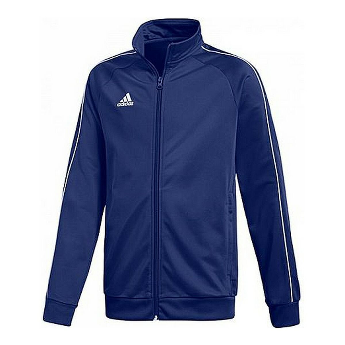 Children's Sports Jacket Adidas CORE18 PES JKTY CV3577  Navy Polyester (10 Years)-0