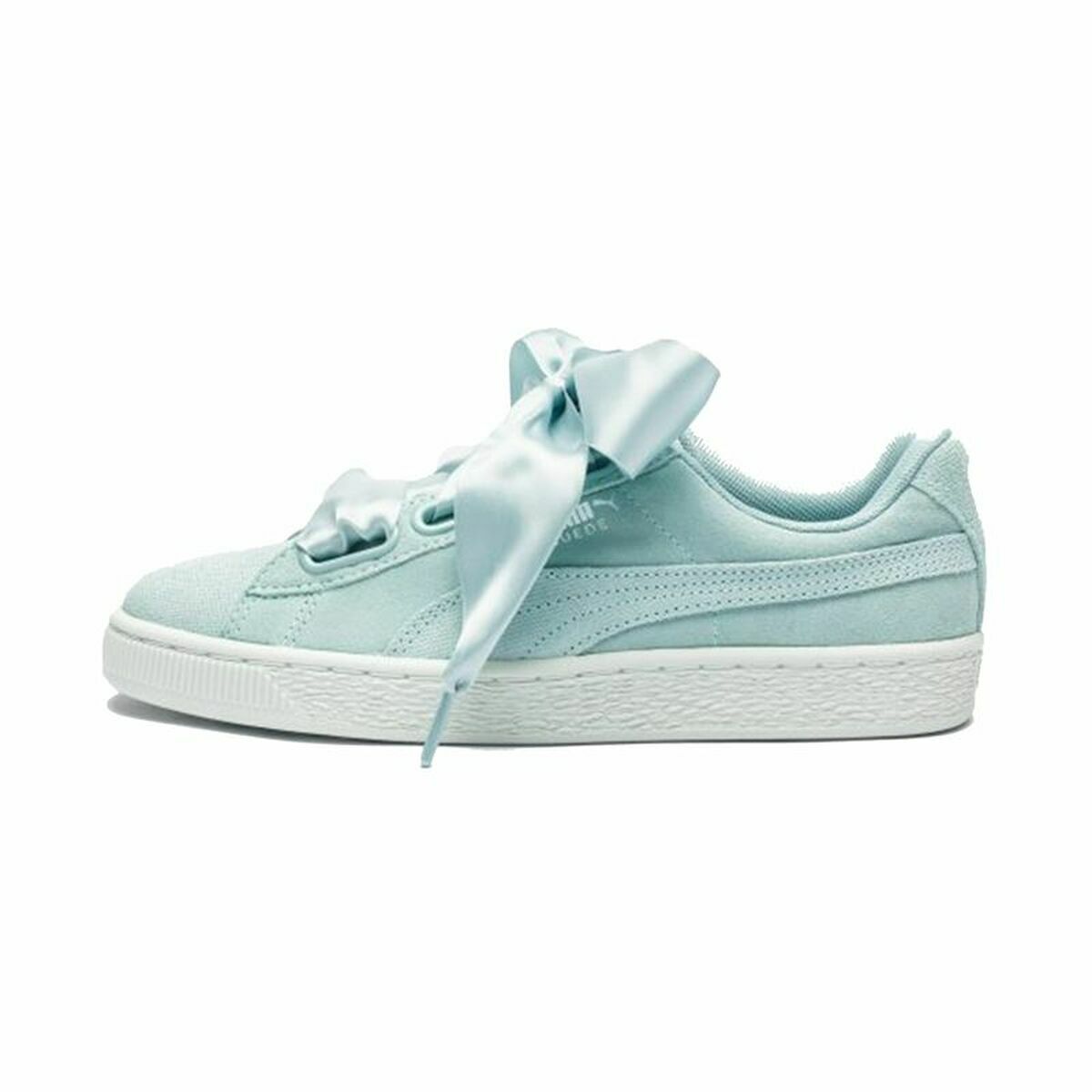 Sports Trainers for Women Puma Heart Pebble Aquamarine-0