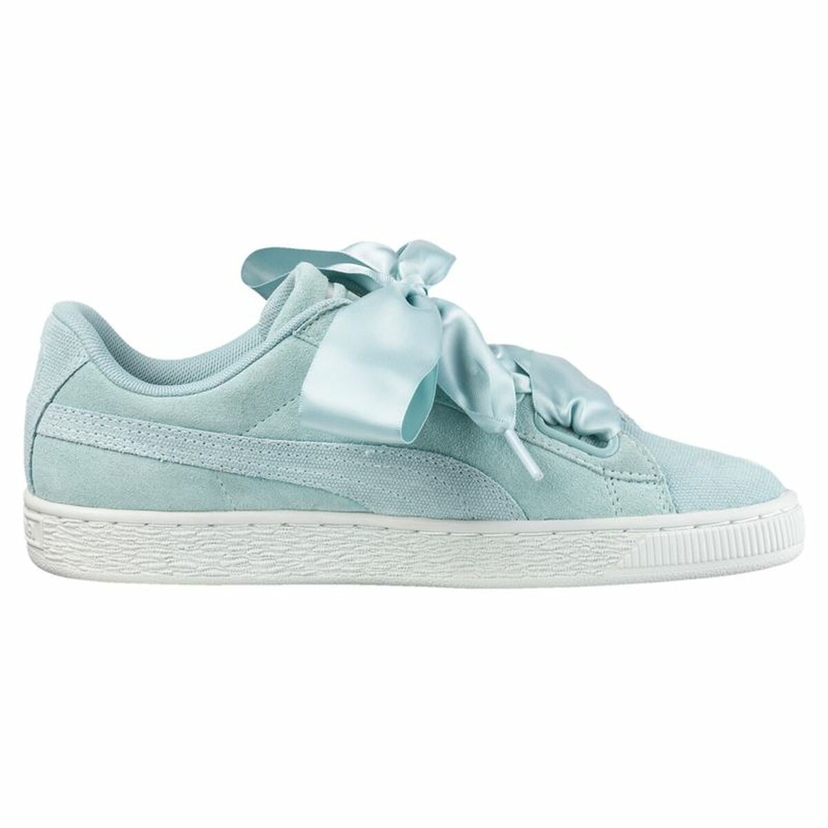 Sports Trainers for Women Puma Heart Pebble Aquamarine-6