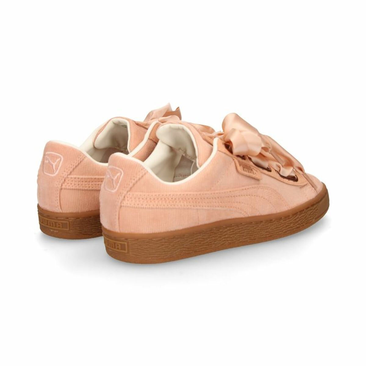 Sports Trainers for Women Puma Basket Heart Lady Salmon-2