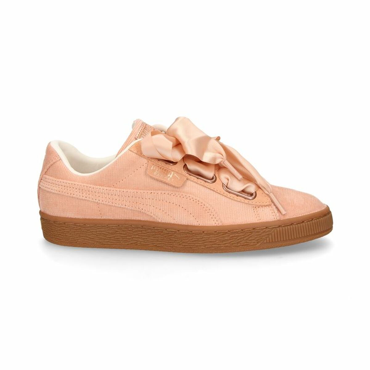 Sports Trainers for Women Puma Basket Heart Lady Salmon-6