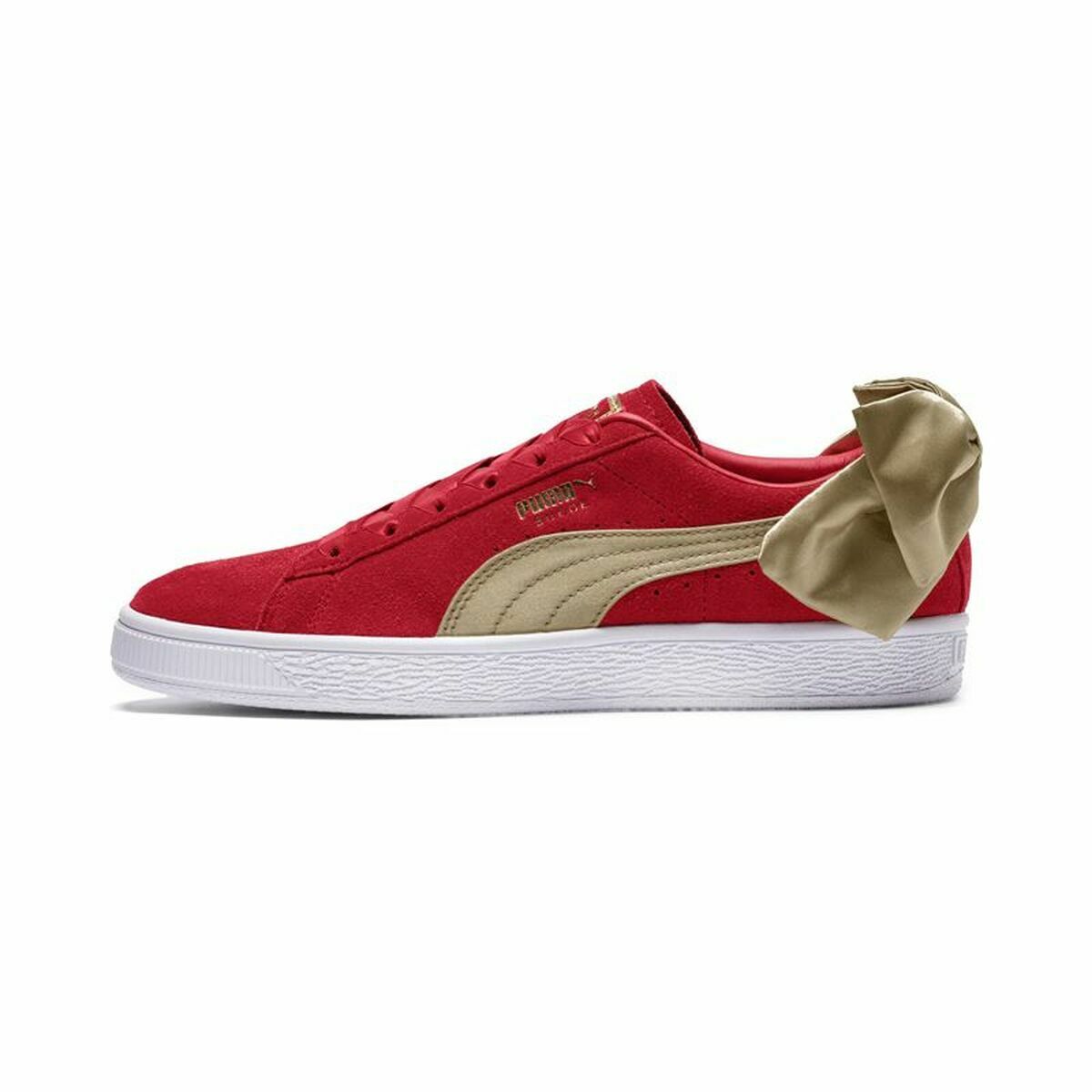 Women's casual trainers Puma Sportswear Suede Bow Varsity Red-0