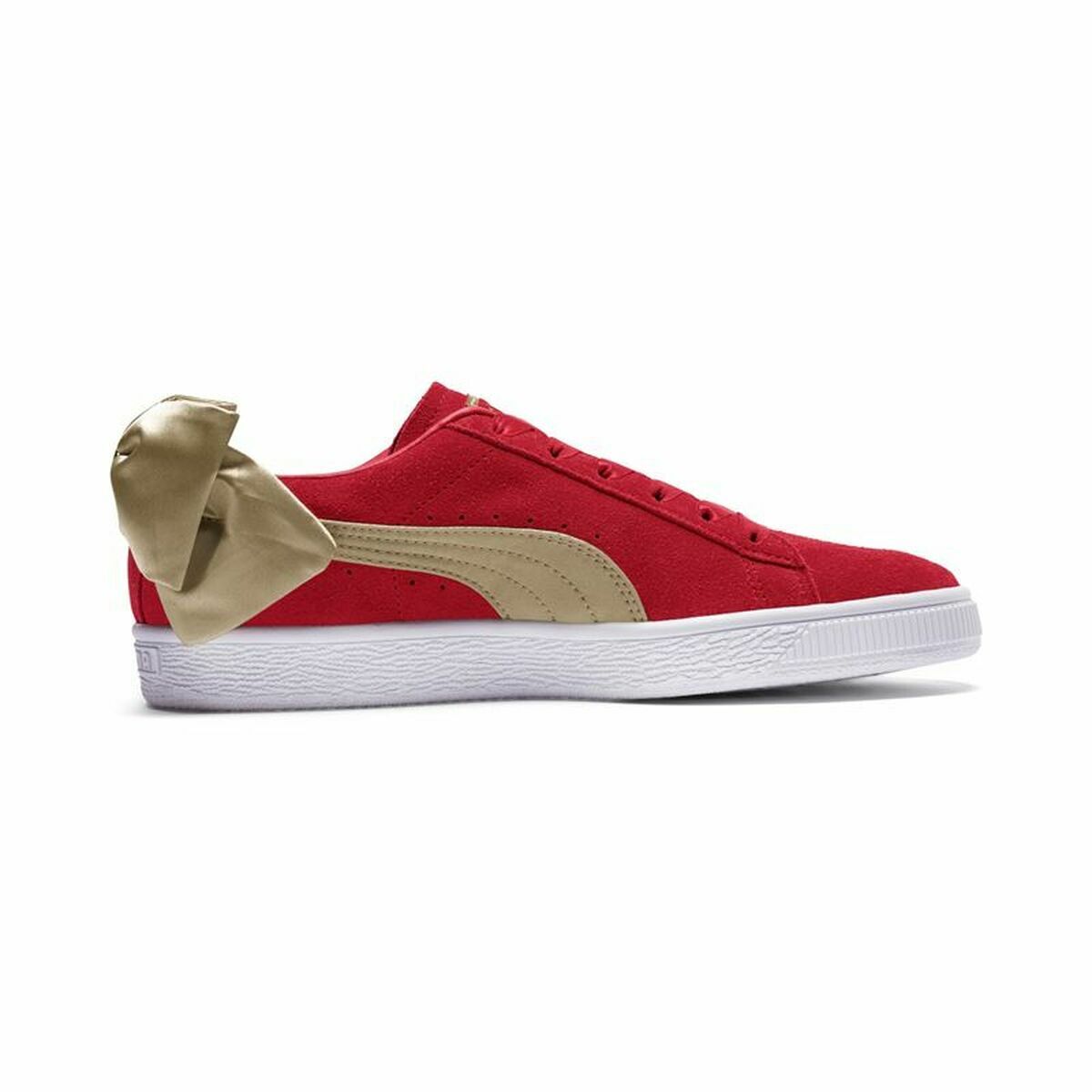 Women's casual trainers Puma Sportswear Suede Bow Varsity Red-6