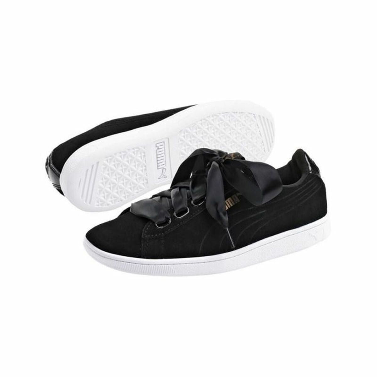 Sports Trainers for Women Puma Vikky Ribbon SD  Black-6