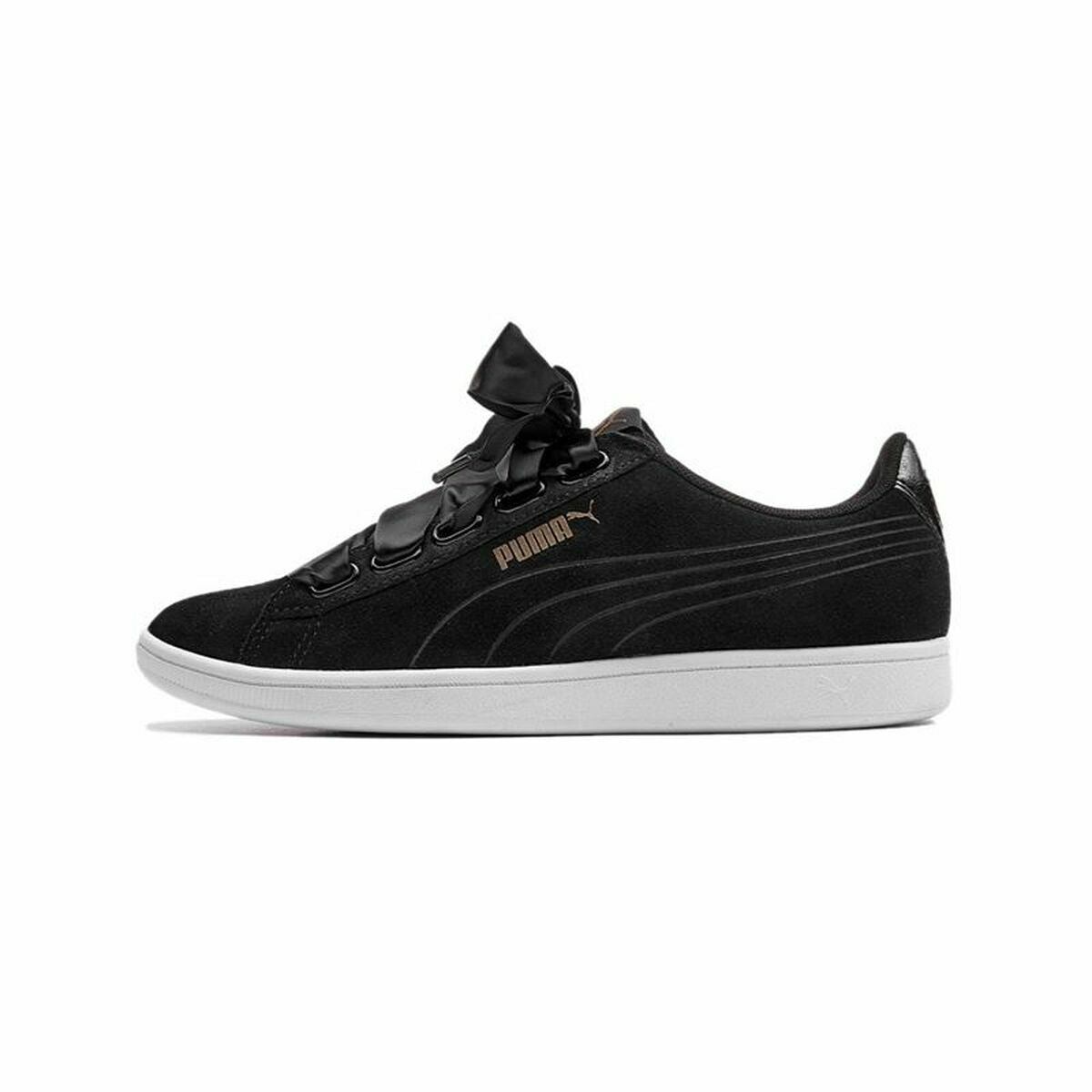 Sports Trainers for Women Puma Vikky Ribbon SD  Black-0