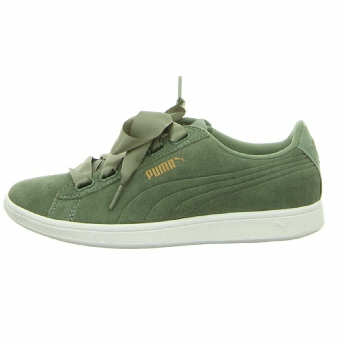 Sports Trainers for Women Puma Vikky Ribbon Sd P Olive-1