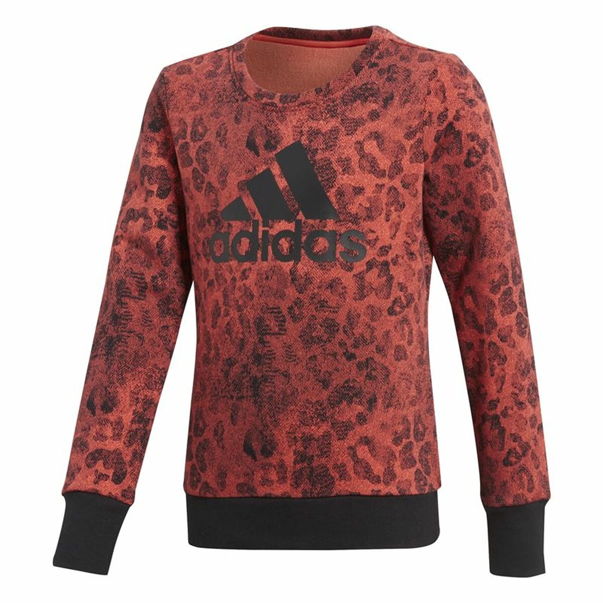 Women’s Sweatshirt without Hood Adidas YG Crew Sweat Salmon-0